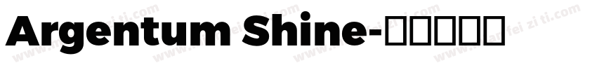 Argentum Shine字体转换